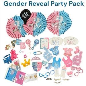 Gender Reveal Party Decor Pack ~ NEW